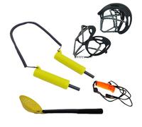 Gissroys Kit di sicurezza per la pesca sul ghiaccio, ritrattabile, per pattinaggio