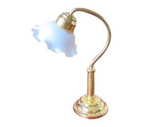 Gissroys Lampada da tavolo da soggiorno lampade mobili casa delle bambole in miniatura gioco accessori vita scena collezione di rulli non illuminata casa delle bambole lampada notturna