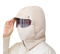 Gissroys Maschera sportiva invernale pesante, occhiali antivento, design completamente coprente per escursioni, snowboard, maschera invernale isolata
