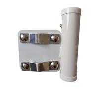 Gissroys Morsetti per ombrelli in ferro per ringhiere del balcone con diametro del foro di 2 5 cm, design per giardini, esterni, piscina, ponte ombrello