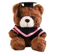 Gissroys Orso laureato in peluche, 23 cm, orso seduto per celebrare studenti, decorazione per la casa e regalo di laurea