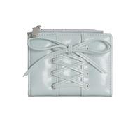 Gissroys Portafoglio da donna con porta carte di credito portamonete semplice portafogli di ricambio bellissimi fiocchi in pelle PU per viaggiare bellissimi archi bifold porta carte in pelle PU cambio