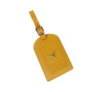 Gissroys Portafoglio design aereo con accenti metallici, antistrappo, in pelle PU Global Journey Essential, giallo, Mass Beauty