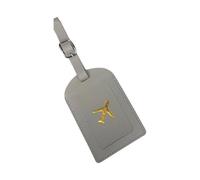 Gissroys Portafoglio design aereo con accenti metallici, antistrappo, in pelle PU Global Journey Essential, grigio, Mass Beauty