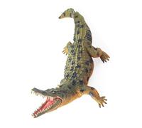 Gissroys Realistico Alligatori Giocattolo Flessibile Joint Design Per Musei Esposizione E Collezione Familiare Wildlife Modello Figura Movable Jaw Modello
