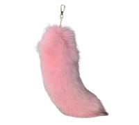 Gissroys Realistico Faux Foxes Tail Anelli Portachiavi Ciondolo Personalizzato Volpi Chiave Coda Sacchetto Decorazione Per Le Donne Zaino Decorazioni, c, Taglia unica