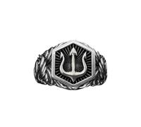 Gissroys Regolabile Vintage Poseidon Anelli Ispirati In Lega di Statement Gioielli Per Lui Regalo Tre Anelli Per Gli Uomini, come descritto