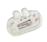 Gissroys Sacchetto di peluche per matite per cani cartoni animati, astuccio per matite per animali, grande capacità, per la scuola, bel cartone animato per cani, b