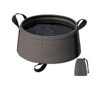 Gissroys Secchio multiuso contenitore d'acqua 58 G lavabo doccia portatile per uso esterno facile da riporre e trasportare ciotola sottile da viaggio