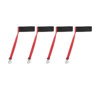 Gissroys Set di 2 pezzi o 4 pezzi elastici guanti da sci cordini che impediscono la caduta e la conservazione degli sport sulla neve. Catena portaguanti unisex