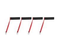 Gissroys Set di 2 pezzi o 4 pezzi elastici guanti da sci cordini che impediscono la caduta e la conservazione degli sport sulla neve. Catena portaguanti unisex