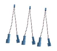 Gissroys Set di 3 connettori automobilistici Tweeter Line HiFi Signals Transfer Tool Less Mounting Multiple Vehicle Use Plug Play Design Quick Connection Car Tweeter Harness