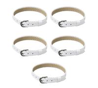 Gissroys Set di 5 cinghie flessibili regolabili per modello, cintura in vita, chiusura in metallo, incluse cinghie di ricambio