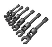 Gissroys Set di 6 chiavi a testa flessibile da 12 mm a 19 mm, per carburanti, linee da 3/8 pollici, attacco per injector Fuels Line