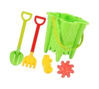 Gissroys Set di giochi d'acqua e sabbia di colore chiaro con pala e stampi di sabbia per bambini esploratori della natura, sandbox kit giocattolo