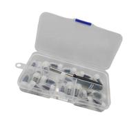 Gissroys Set di tappi per riparazione pneumatici in diverse misure con sigillante in gomma butilica per riparazione rapida di forature su motocicli, veicoli elettrici, tappi per pneumatici in gomma