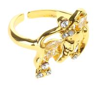 Gissroys Splendido ritratto antico, anelli aperti regolabili, unisex, elegante accessorio in lega per persone eleganti, accessorio culturale