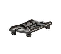 Gissroys Supporto per torre del computer regolabile con Casters Wheel Mobile CPU sotto le torri del desktop per giochi Office PC Metal Rolling Mobile PC Carrello sotto desk Tower