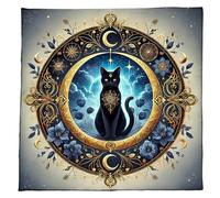 Gissroys Tarocchi Tovaglia Gatti Motivo Floreale Astrologia Tessuto Altario Divino Carte Tavolo Arazzo Fornitura Carte Di Dio Tavolo Decorazioni Da Parete