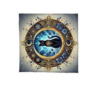 Gissroys Tarocchi Tovaglia Gatti Motivo Floreale Astrologia Tessuto Altario Divino Carte Tavolo Arazzo Fornitura Carte Di Dio Tavolo Decorazioni Da Parete