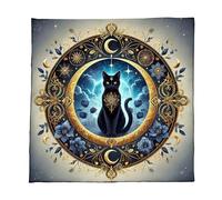 Gissroys Tarocchi Tovaglia Gatti Motivo Floreale Astrologia Tessuto Altario Divino Carte Tavolo Arazzo Fornitura Carte Di Dio Tavolo Decorazioni Da Parete