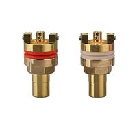 Gissroys Terminali Femminili Coppia Saldatura Senza Doro/Rodio Finitura Base Per Ascolto E Apparecchi acustici Riparazione Connettori Uditivi