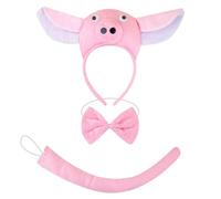 Gissroys Topo/maiali/mucca/scimmia/pecora/tyger/cane costume set orecchie fascia archetto archetto per bambini Halloween animali di Natale cosplay puntelli costume