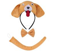 Gissroys Topo/maiali/mucca/scimmia/pecora/tyger/cane costume set orecchie fascia archetto archetto per bambini Halloween animali di Natale cosplay puntelli costume