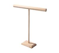Gissroys Versatile scaffale di stoccaggio di gioielli in legno per braccialetti e braccialetti vetrina stand collana accessori per capelli artigianato fiera gioielli display
