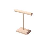 Gissroys Versatile scaffale di stoccaggio di gioielli in legno per braccialetti e braccialetti vetrina stand collana accessori per capelli artigianato fiera gioielli display
