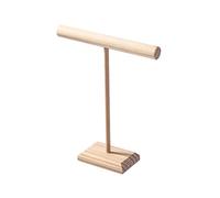 Gissroys Versatile scaffale di stoccaggio di gioielli in legno per braccialetti e braccialetti vetrina stand collana accessori per capelli artigianato fiera gioielli display