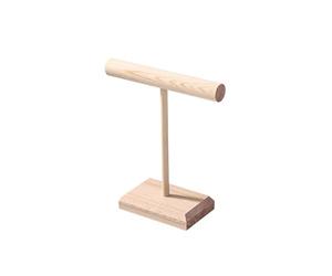 Gissroys Versatile scaffale di stoccaggio di gioielli in legno per braccialetti e braccialetti vetrina stand collana accessori per capelli artigianato fiera gioielli display
