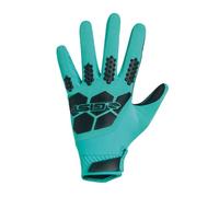 GIST Guanti Velo MTB Long Armor Blu Turchese L (Coppia su Carta) Compatibile con Touch Screen -5555