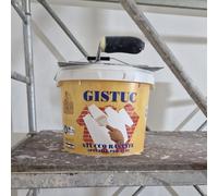 GISTUC 20Kg stucco in pasta bianco per rasatura e riempimento di pareti - per in