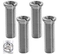 GisWell 4 pezzi vite cava per lavello M12, 35 mm, vite per scolapiatti valvole, filtro di scarico per lavello della cucina, set di accessori