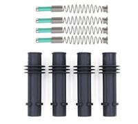 GisWell Kit di riparazione molla modulo di accensione, bobina di accensione, set da 4 pezzi per Astra J Corsa D Insignia A Meriva B Mokka X Zafira Tourer C Adam Cascada Cruze Opel 1.2 1.4 95514599