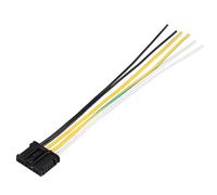 GisWell Luce Posteriore Connettore, Luce Fascio Cablaggio Presa Kit Riparazione 1606248780 Compatibile Peugeot 206 207 307 308 2008 3008 Citroen C2 C3 C4 C5 DS3