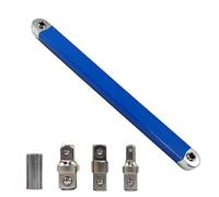 GisWell Zero Offset Extension Wrench, chiave di estensione, chiave a bussola, con adattatore da 1/2", 1/4" e 3/8"