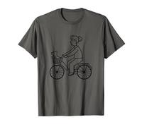 Gita in Bicicletta con Il Cagnolino Maglietta