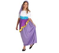 Gitana Gipsy Esmeralda costume travestimento bambina (Taglia 5-7 anni)