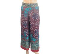 Gitano Paisley Avvolgere Festival Hippy Leggero Culotte Viaggio Pantaloni 10 12