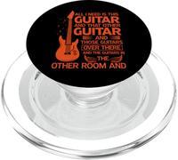 Gitarre All I Need Is This Guitar And That Other Guitar PopSockets PopGrip per MagSafe
