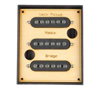 Gitarren-Tonabnehmer-Set Schwarz GerÃ¤uschlos 6 Schallloch