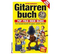 Gitarrenbuch, m. CD-Audio, Bd.1, Mit bekannten Liedbeispielen aus Pop, Folk, Rock & Blues von kinderleicht bis ganz schön stark: Das populärste ... ... ganz schön stark. Pop, Folk, Rock und Blues