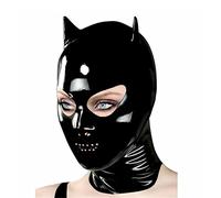 GITDOT Lattice Testa Coperchio, lattice Maschera per la testa Cappuccio in latex per gioco di ruolo di Party Abbigliamento da club (M)