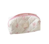 Gitekain Aesthetic Pencil Bag, Bow Pattern Pen Storage, Versatile for School Supplies, Makeup Pouch Or Portable Toiletry Case, Stylish and Functional for Teens & Adults, rosa, Se référer au descriptif