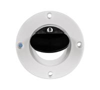 Gitekain Boat Deck Hatch, Round Marine Deck Cover, Detachable Replacement Hatch Lid, Easy-Access Opening Seal, Excellent for Yachts, Ships, And Outdoor Mobile Living, ABS + Rubber Material
