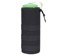 Gitekain Bottle Holder, Bottle Carrier, Secure, Reusable, Adjustable, Convenient, Compact, Water Pouch a Secure and Statable Solution for Carrying Your Water Bottle During Outdoor Activities, Nero
