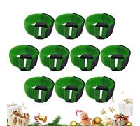 Gitekain Fascette per Ghirlande di Natale 10 Pezzi Riutilizzabili in Nylon | Legacci per Ghirlande e Portacorona Scale, Porte, , Verde, Esterno, Portone, Ingresso,