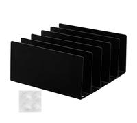 Gitekain File Folder Organizer, Vertical Layered File Holder, Tiered Desk Storage Stand, Space Saving Workplace Organizers, Ideal for Study Room, Classroom, Company Use, 6.1x6.1x2.95 inches